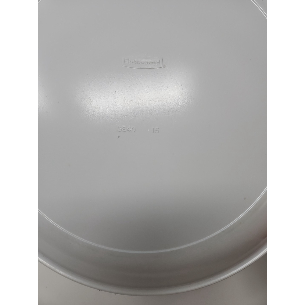 Vtg Rubbermaid White Plastic Plates Set Of 10 #3840 Melamine 10.25" CottageCore - Picture 15 of 15